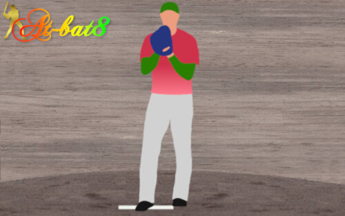 ノーワインドアップの投球フォーム